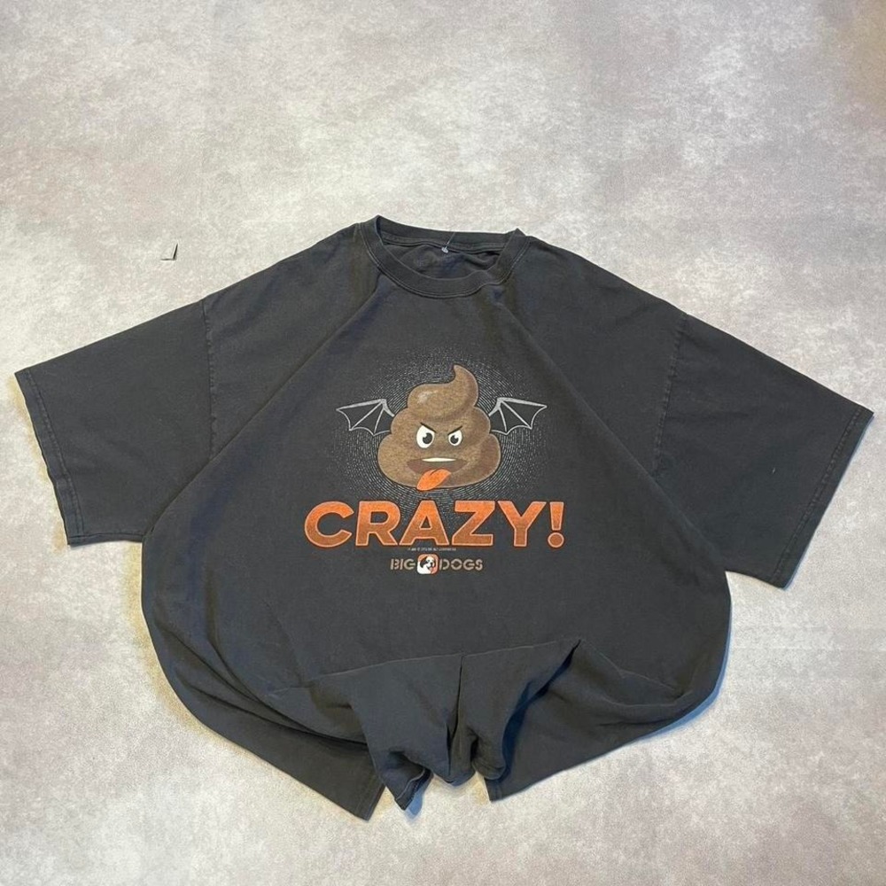Y2K Crazy Big Dogs Bat Shirt